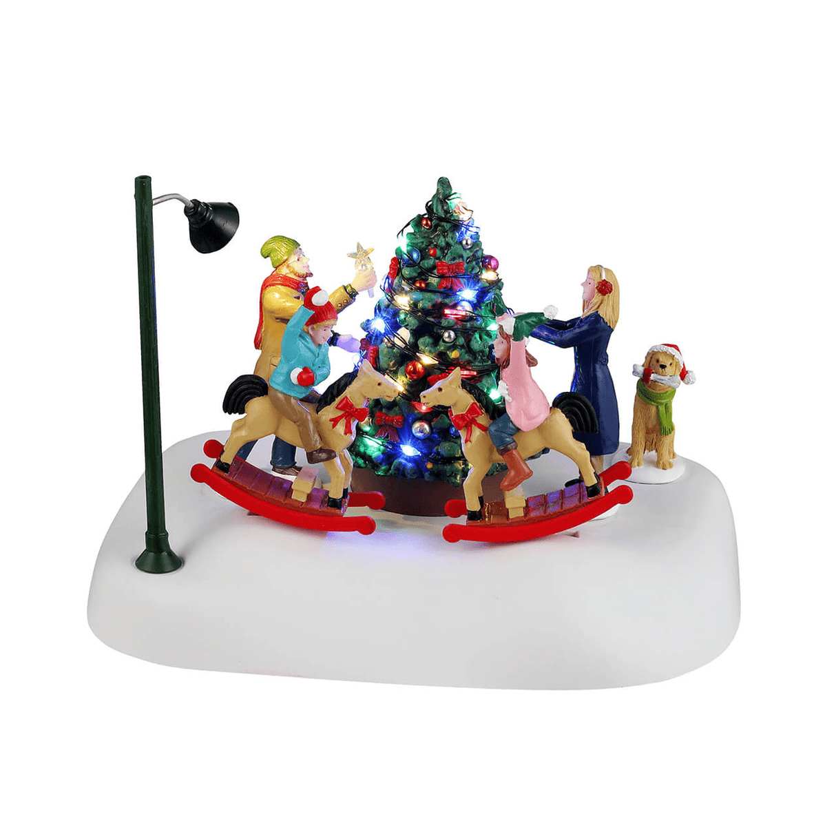 Rockin' Around The Christmas Tree Lemax Christmas Village Table Accent