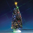 24 Multi-Coloured Light Evergreen Tree Large Lemax Christmas Village Trees - Mill Race Garden Centre