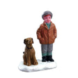 Boys Best Friend Lemax Christmas Village Figurine - Mill Race Garden Centre