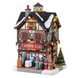 Carolers CafÃ© Lemax Christmas Village Lighted Building - Mill Race Garden Centre