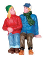 Chatting Together - Lemax Christmas Village Figurine - Mill Race Garden Centre