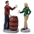 Cheers Set of 2 Lemax Christmas Village Figurine - Mill Race Garden Centre