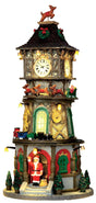 Christmas Clock Tower Lemax Christmas Village Sights and Sounds - Mill Race Garden Centre