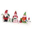 Christmas Garden Gnomes Lemax Christmas Village Accessory - Mill Race Garden Centre