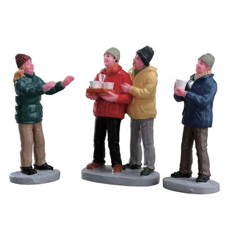 Cider Service Set Of 3 Lemax Christmas Village Figurine - Mill Race Garden Centre