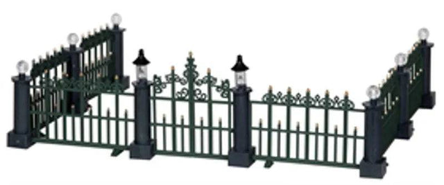 Classic Victorian Fence 7pcs Lemax Christmas Village Accessory - Mill Race Garden Centre