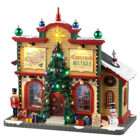 Cranberry Hill Christmas Boutique Lemax Christmas Village Lighted Building - Mill Race Garden Centre