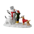 Doggone Winter Fun  Lemax Christmas Village Table Accent - Mill Race Garden Centre