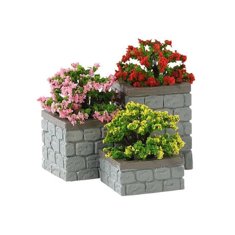 Flower Bed Boxes Lemax Christmas Village Accessory - Mill Race Garden Centre