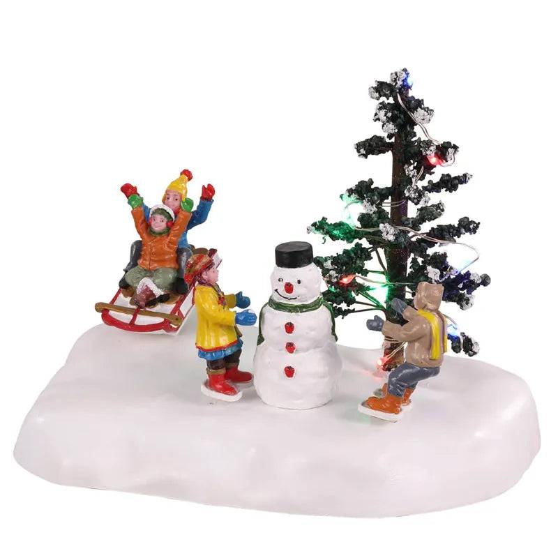 Frolic In The Snow Lemax Christmas Village Table Accent