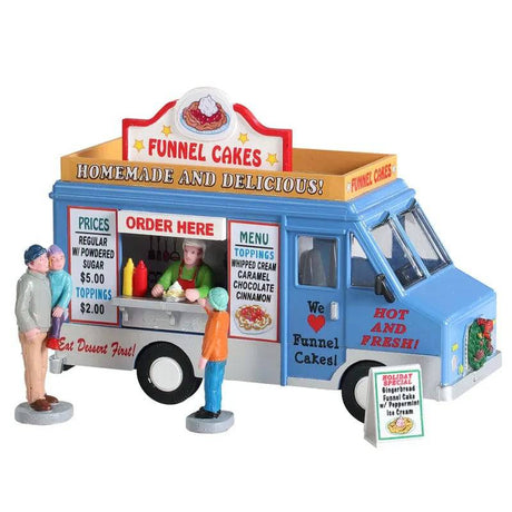 Funnel Cakes Food Truck Lemax Christmas Village Table Accent - Mill Race Garden Centre