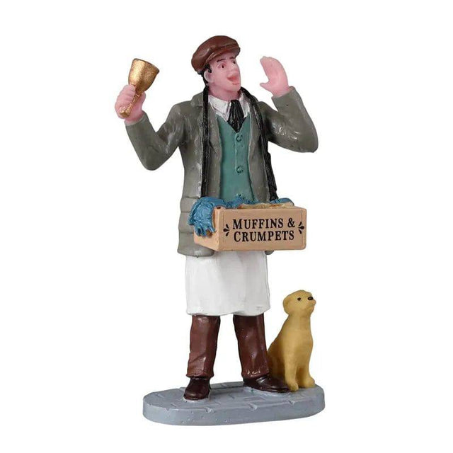 Hot Muffins And Crumpets Lemax Christmas Village Figurine - Mill Race Garden Centre
