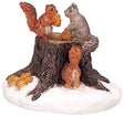 Lemax Chipmunks Christmas Village figurine featuring adorable chipmunks in festive holiday scene.
