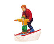Father and Son Skiing Lemax Christmas Village Figurine - Mill Race Garden Centre
