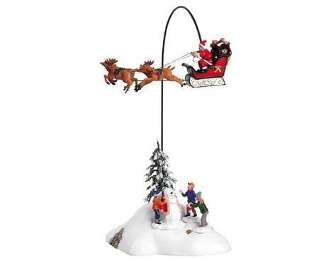 Lemax Christmas Village Santa Claus is Coming To Town - Mill Race Garden Centre