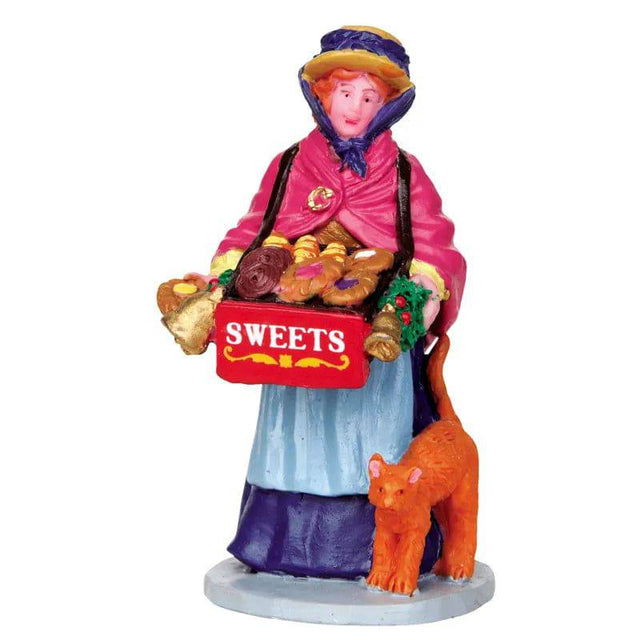 Village Sweet Seller Lemax Christmas Village Figurine - Mill Race Garden Centre