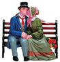 The Kiss Lemax Christmas Village Figurine - Mill Race Garden Centre