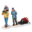 Long Day Snowshoeing Set Of 2 Lemax Christmas Village Figurine - Mill Race Garden Centre