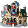 Ludwigs Wooden Nutcracker Factory Lemax Christmas Village Lights and Sounds - Mill Race Garden Centre