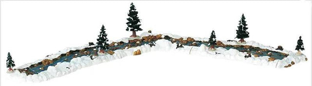 Mill Stream 11pcs Lemax Christmas Village Accessory - Mill Race Garden Centre