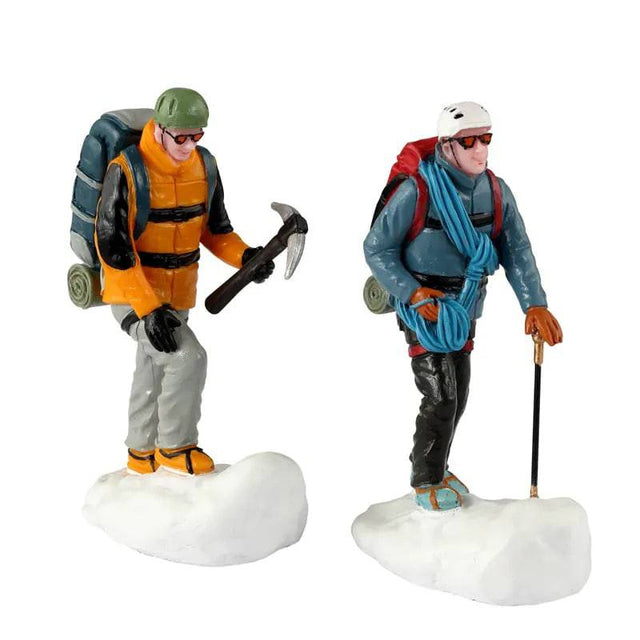 Mountaineers Lemax Christmas Village Figurine - Mill Race Garden Centre