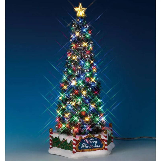 New Majestic Christmas Tree Lemax Christmas Village Table Accent - Mill Race Garden Centre