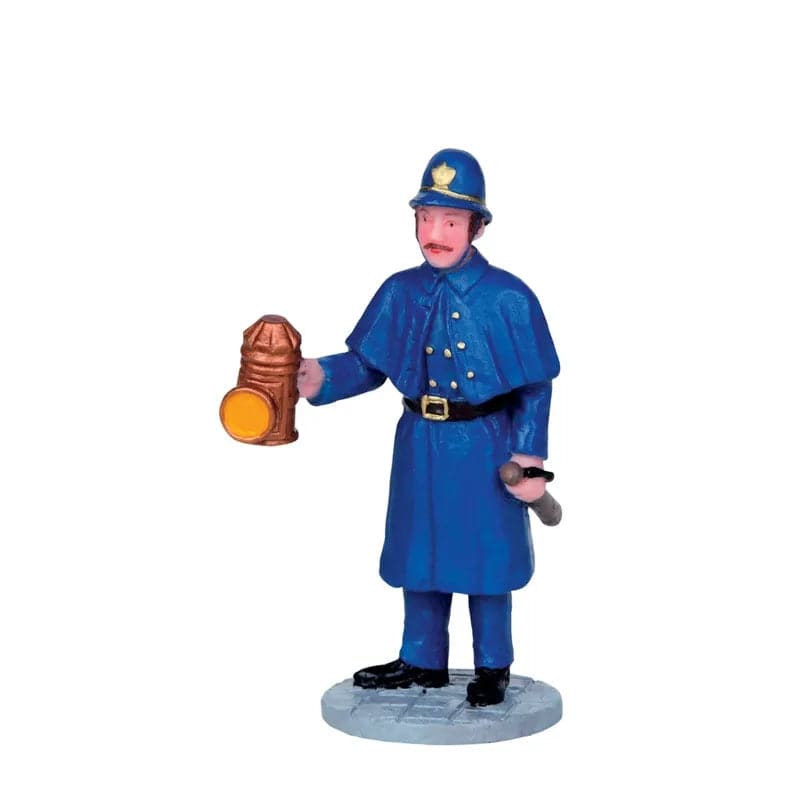 Nighttime Patrol Lemax Christmas Village Figurine - Mill Race Garden Centre