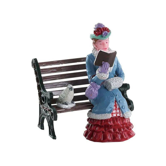 Peace And Quiet Lemax Christmas Village Figurine - Mill Race Garden Centre