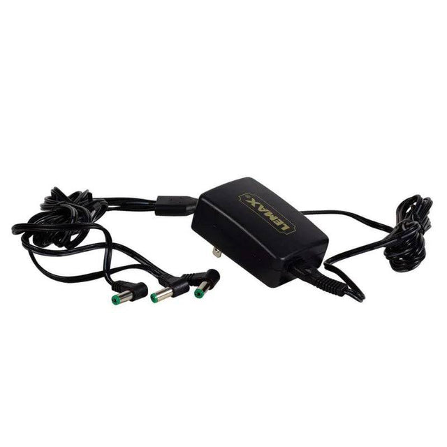 Power Adaptor 4.5V Black 3-Output Changeable Plug: Uk - Mill Race Garden Centre