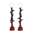 Red Globe Street Lamp Set of 2 Lemax Christmas Village Accessory - Mill Race Garden Centre