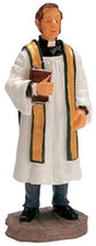 Reverend Smythe Lemax Christmas Village Figurine - Mill Race Garden Centre