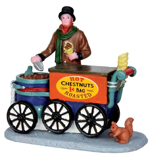 Roasted Chestnuts Lemax Christmas Village Figurine - Mill Race Garden Centre