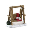 Rustic Log Swing Lemax Christmas Village Accessory - Mill Race Garden Centre