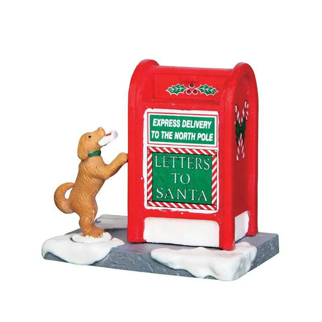 Santas Mailbox Lemax Christmas Village Accessory - Mill Race Garden Centre