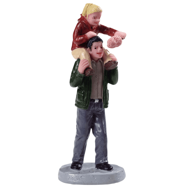 Sharing Cotton Candy Lemax Christmas Village Figurine - Mill Race Garden Centre