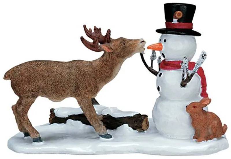 Snack Time Lemax Christmas Village Figurine - Mill Race Garden Centre