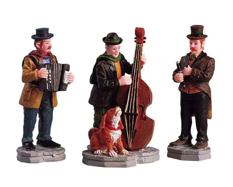 Streetside Trio Set of 3.Lemax Christmas Village Figurine - Mill Race Garden Centre