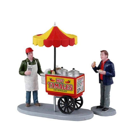 Tamale Cart Lemax Christmas Village Figurine - Mill Race Garden Centre