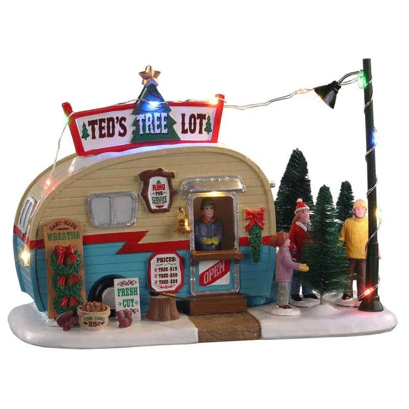 Ted'S Tree Lot B/O 4.5VLemax Christmas Village Table Accent - Mill Race Garden Centre