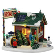 Tiny House Tree Lot Lemax Christmas Village Lighted Building - Mill Race Garden Centre