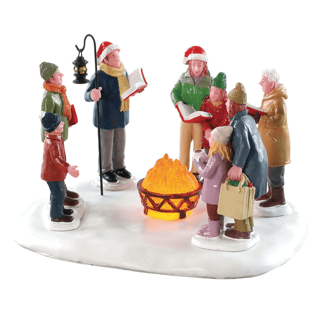 Toasty Caroling Lemax Christmas Village Table Accent - Mill Race Garden Centre