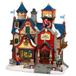 Toy Making School Lemax Christmas Village Illuminated Building - Mill Race Garden Centre