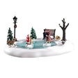Victorian Skaters Lemax Christmas Village Table Accent - Mill Race Garden Centre
