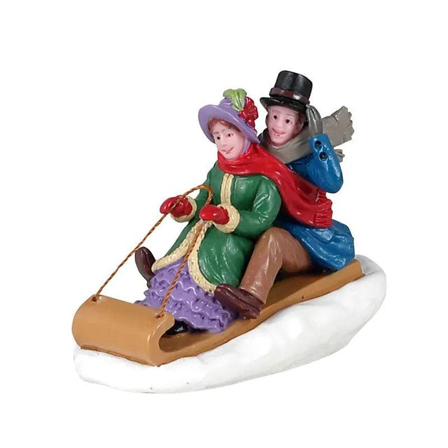 Victorian Toboggan Ride Lemax Christmas Village Figurine - Mill Race Garden Centre