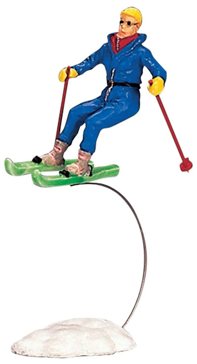 Weekend Skier Lemax Christmas Village Figurine - Mill Race Garden Centre