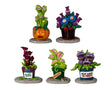 Hungry Houseplant Horror Set of 5 Lemax Spooky Town Accessory - Mill Race Garden Centre