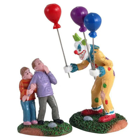 Creepy Balloon Seller Set Of 2 Lemax Spooky Town Figurine - Mill Race Garden Centre