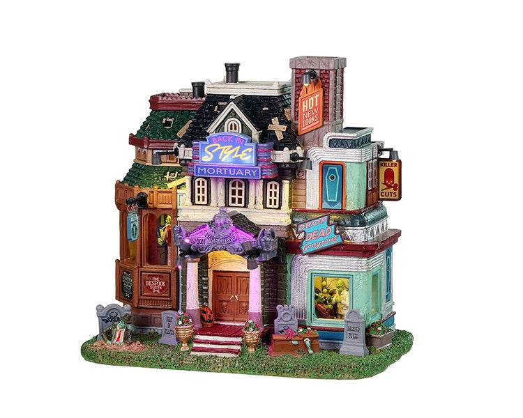 Mortuary Makeovers Lemax Spooky Town Lighted Building