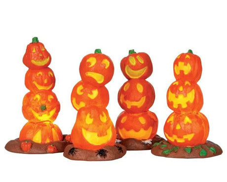 Pumpkin Stack B/O 4pcs - Mill Race Garden Centre