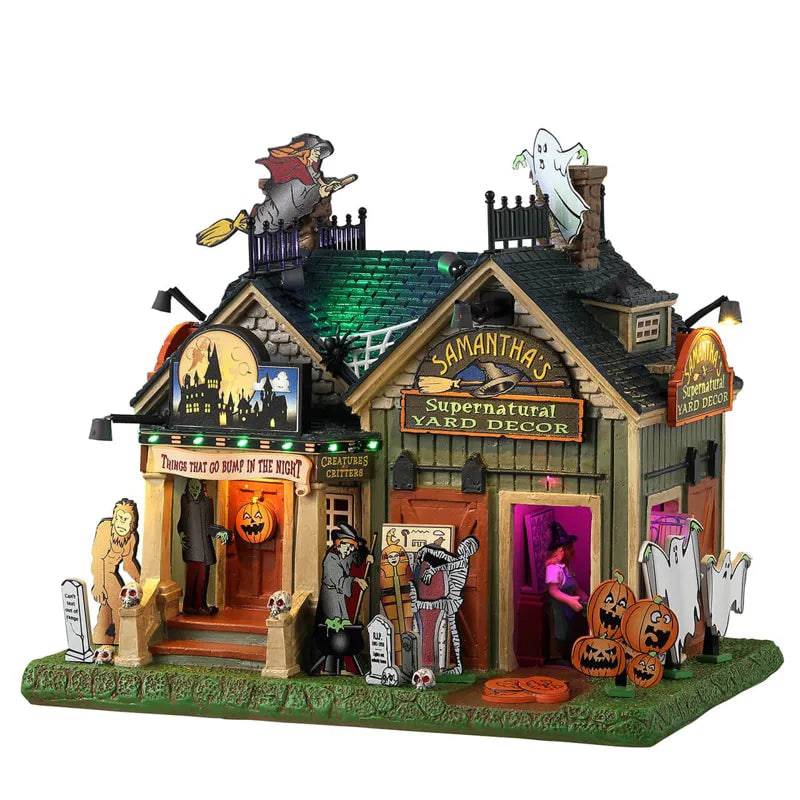 Samantha's Supernatural Lemax Spooky Town Lighted Building